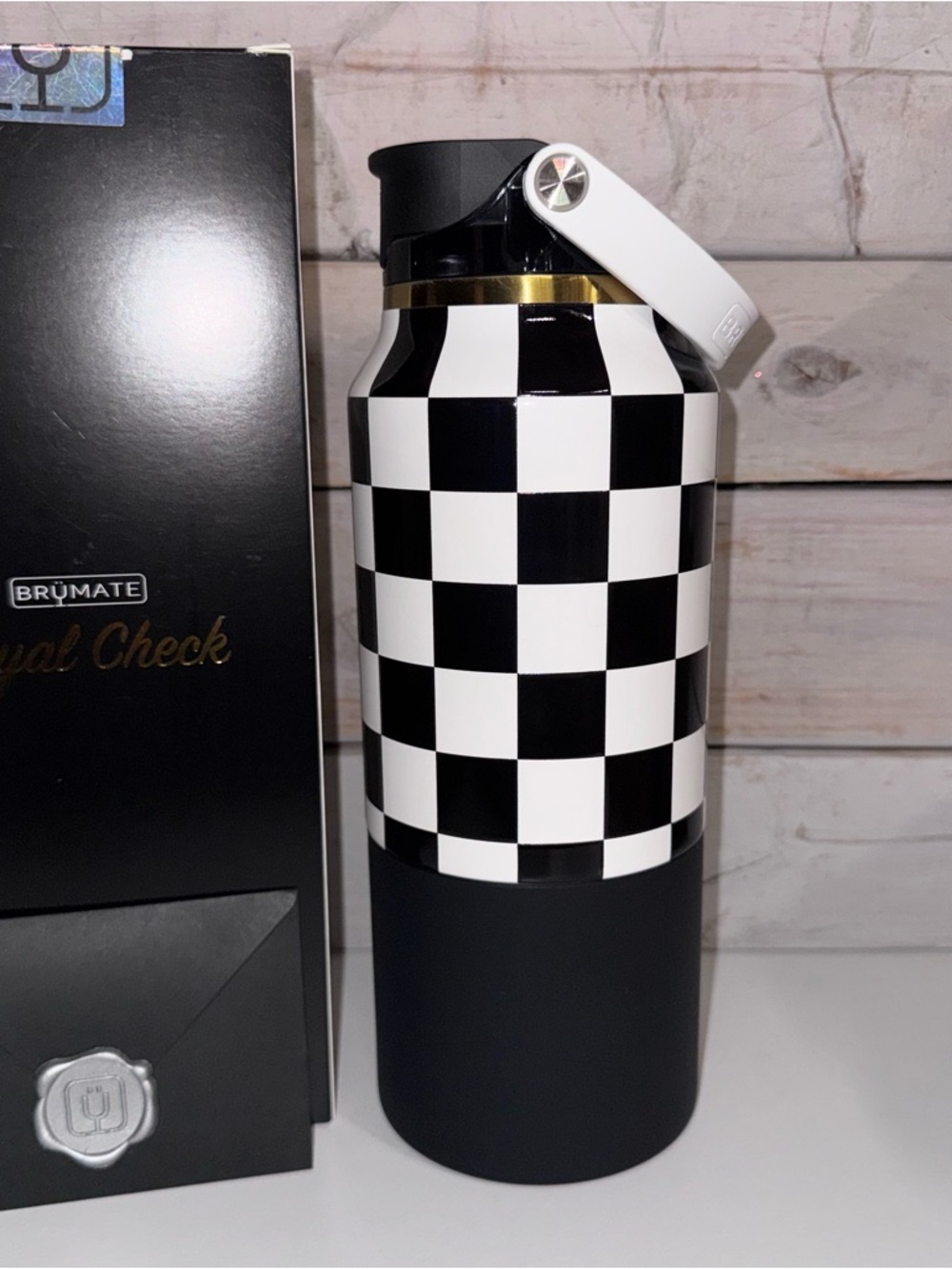 Brumate 35oz RISE Tumbler - ROYAL CHECK - Brand New in Box! ♟️